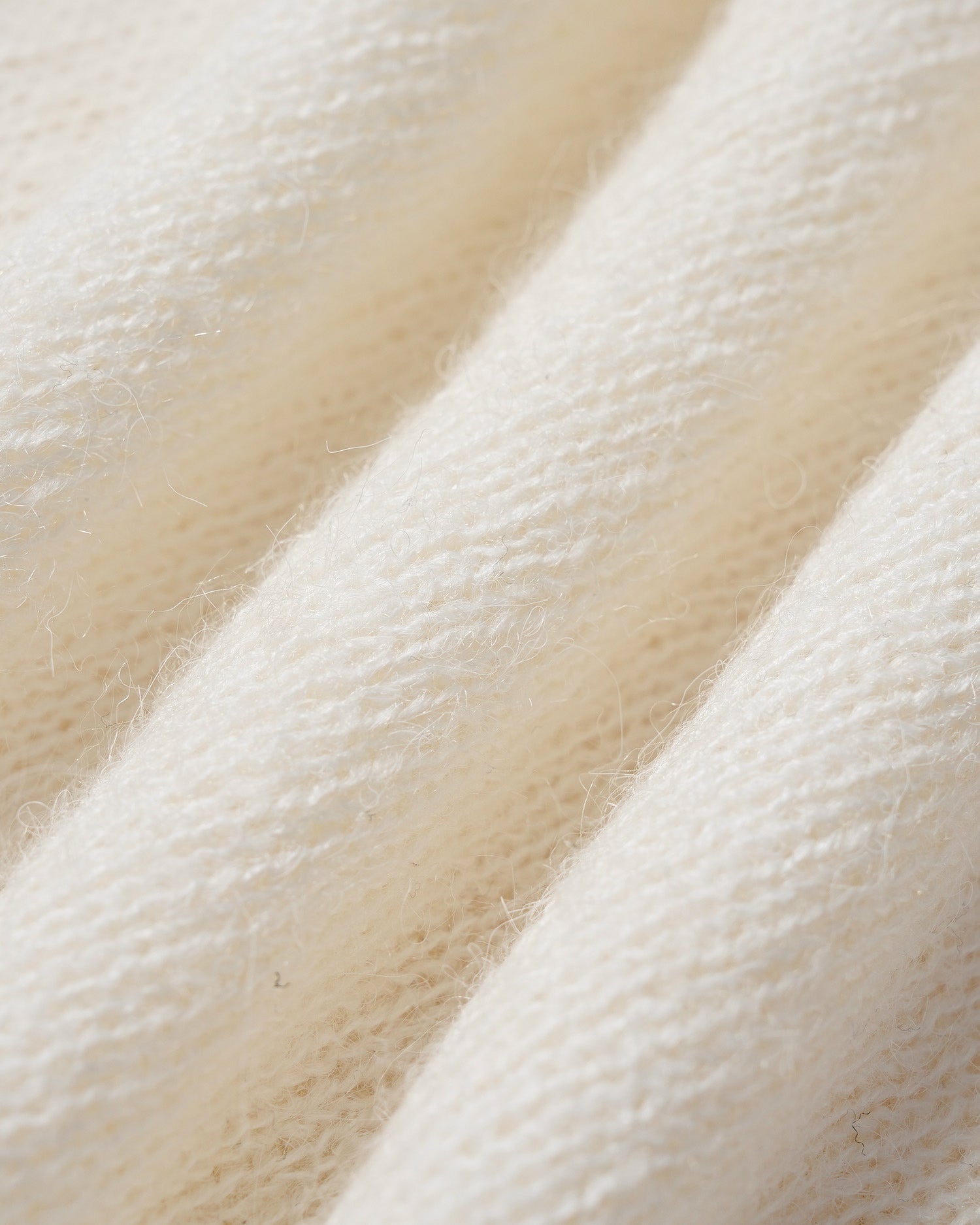 Off White Boat Neck Cut Out Knit Sweater