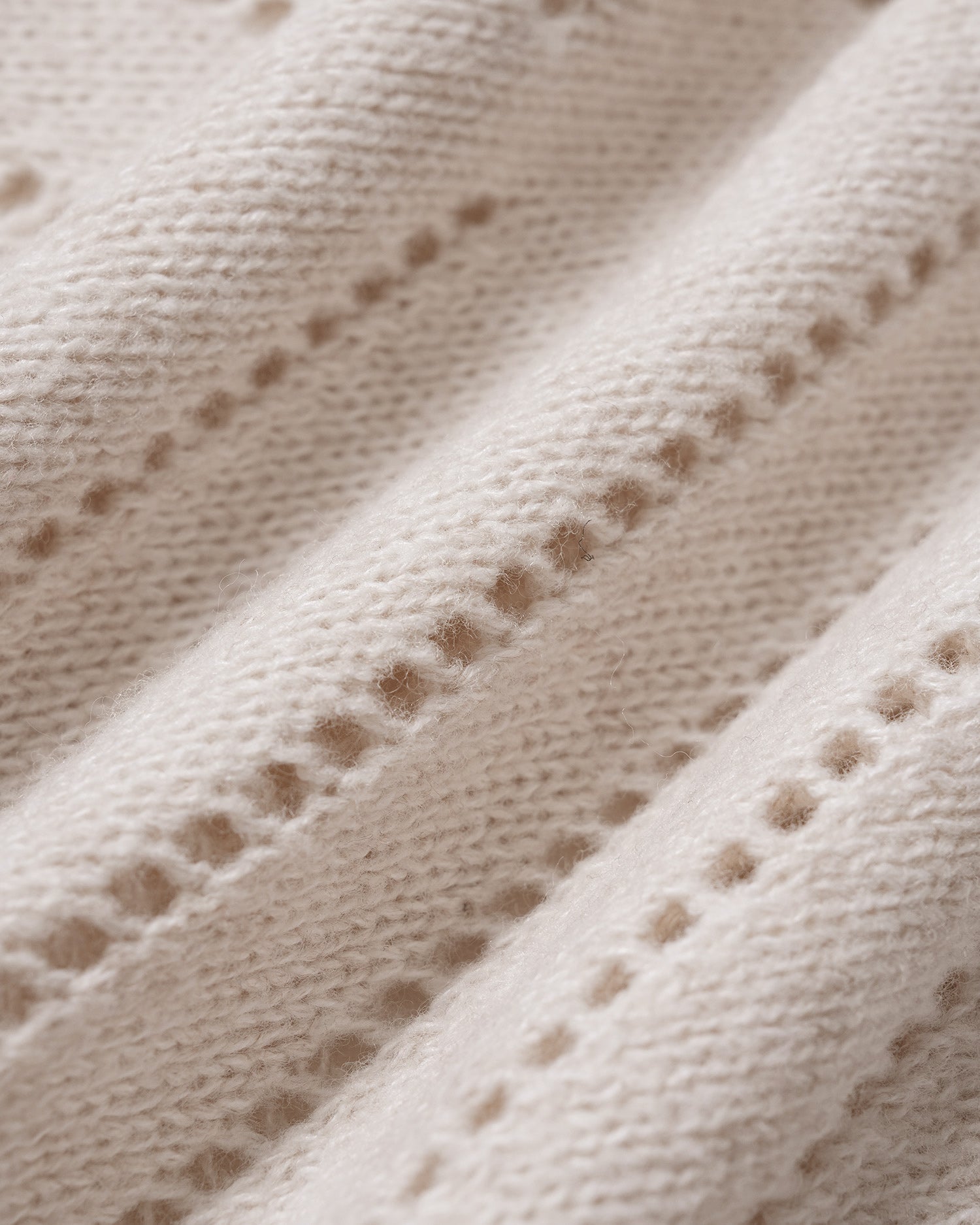 Apricot V Neck Textured Knit Sweater