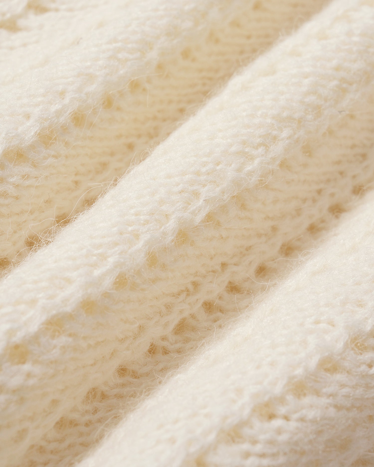 Apricot V Neck Textured Knit Cardigan