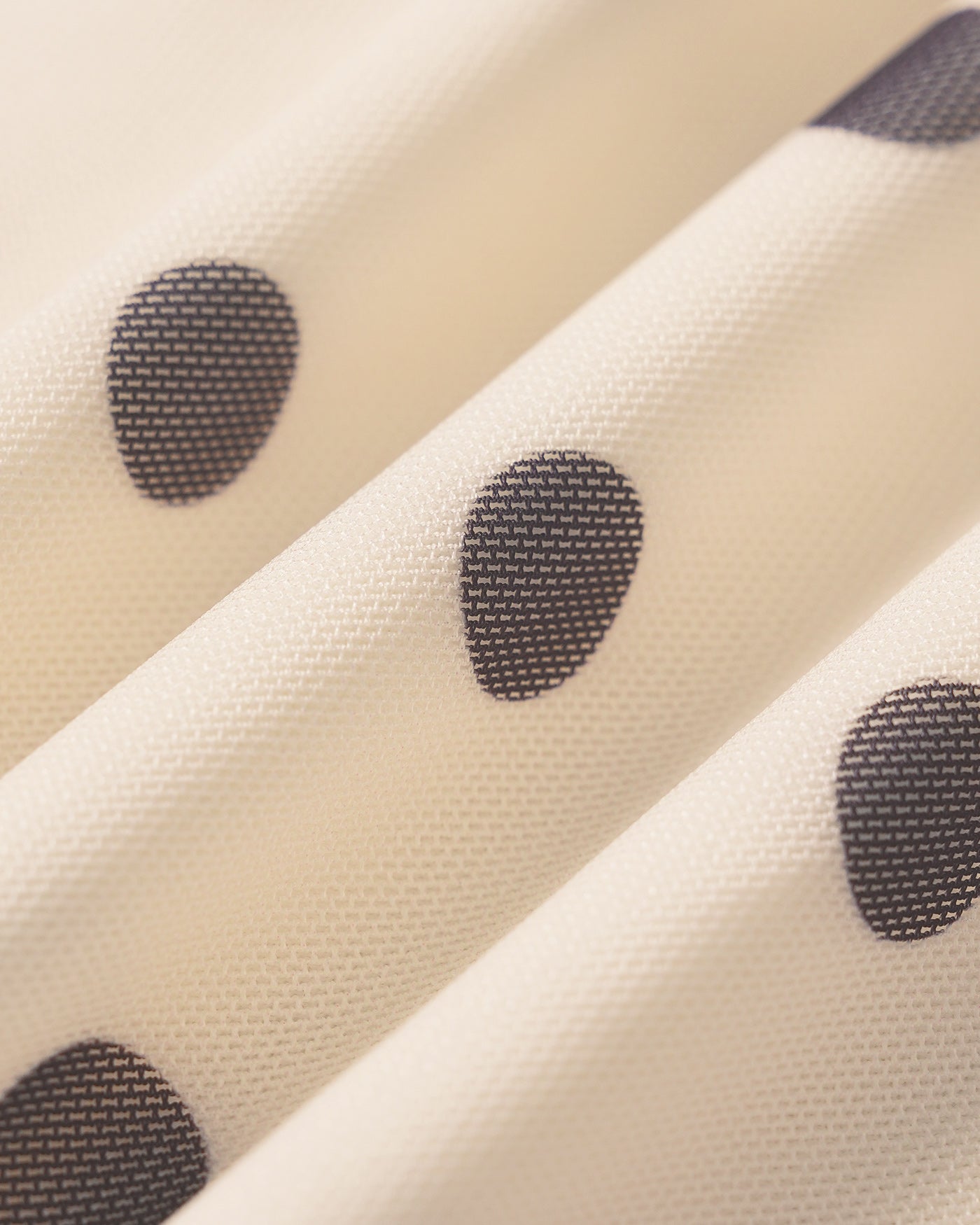 Apricot Square Neck Polka Dot Two-Piece Set