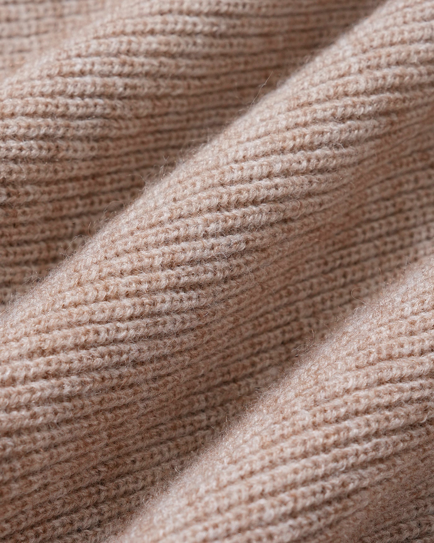 Camel V Neck Bell Sleeve Knit Cardigan