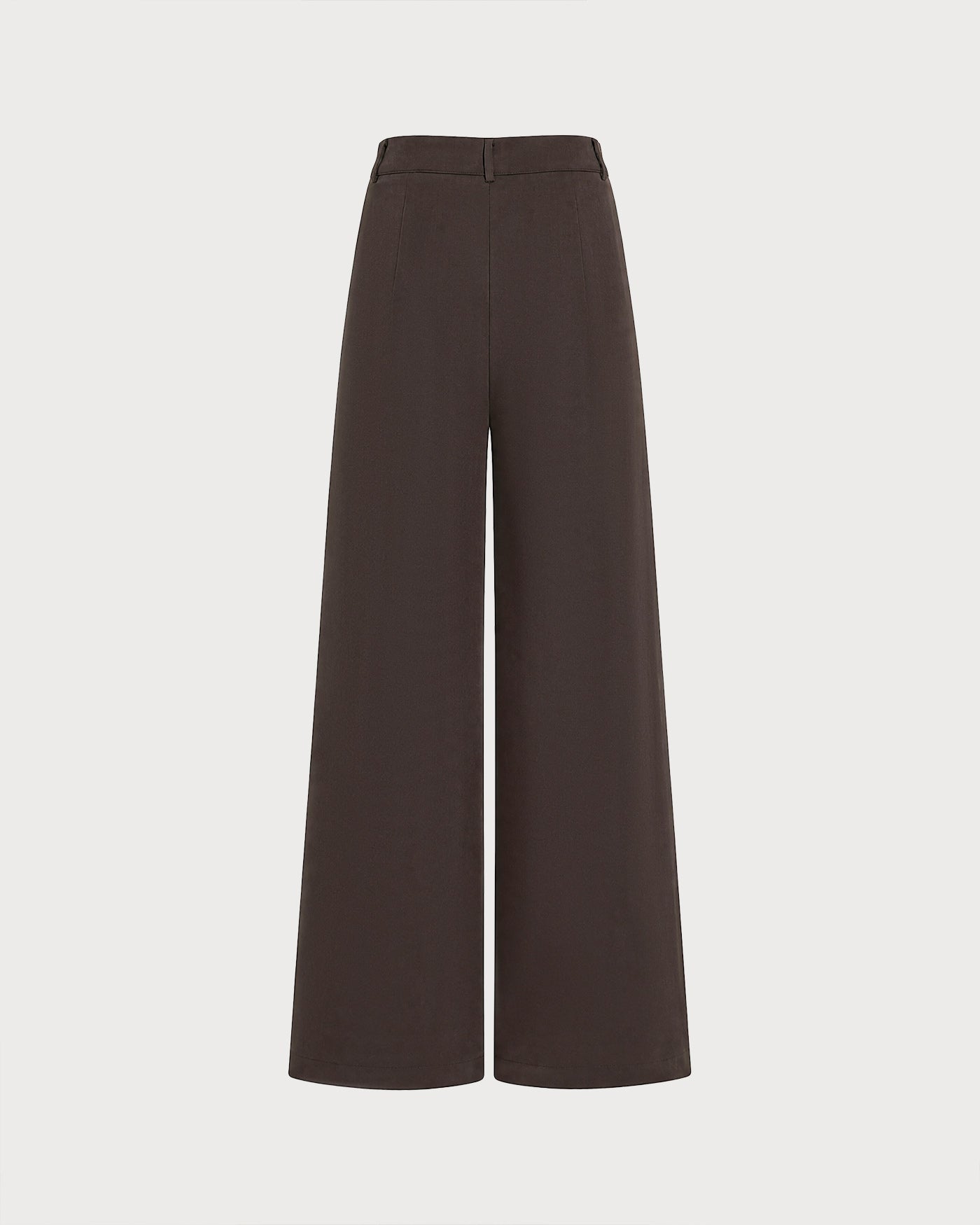 Coffee Pockets Button Straight Pants