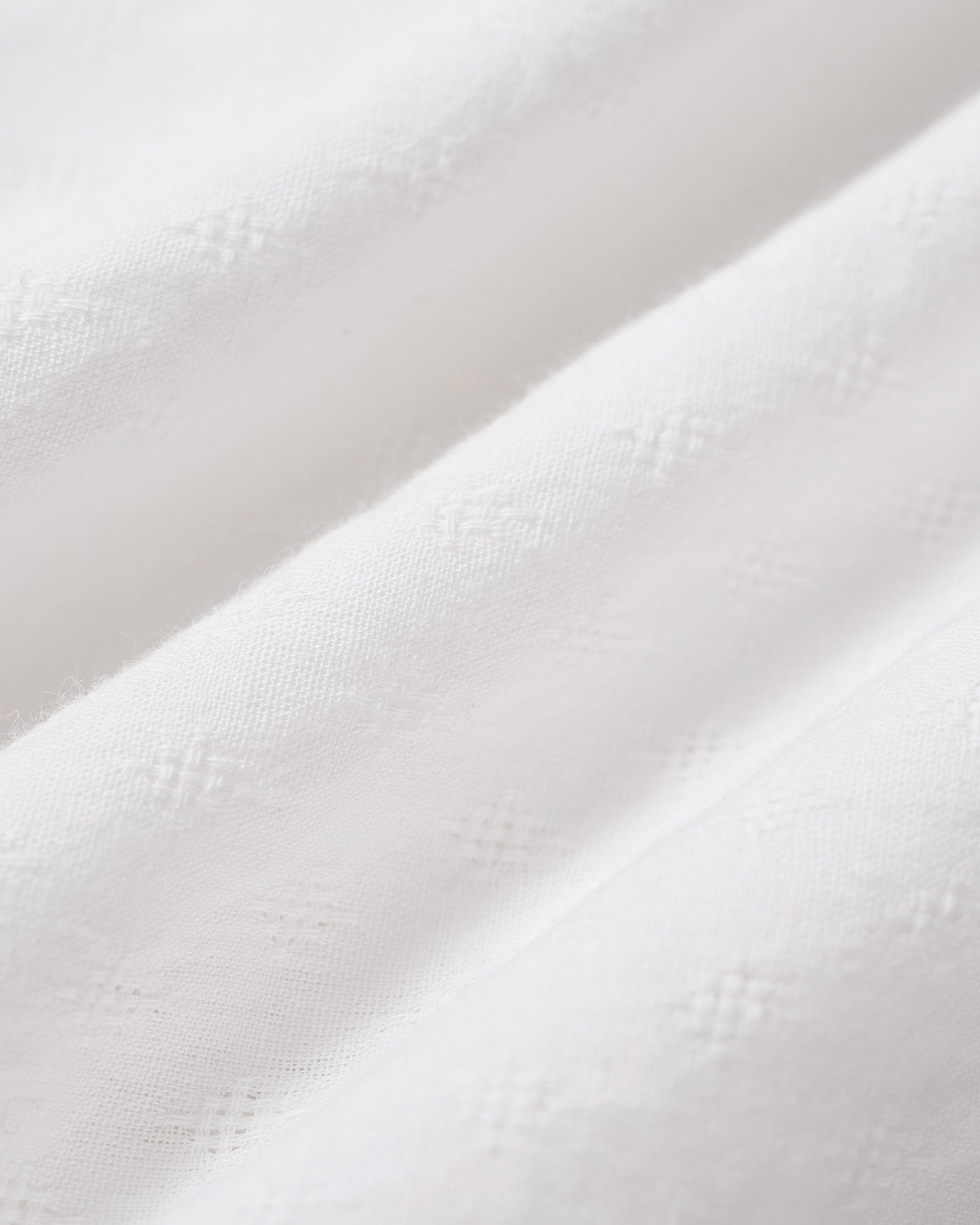 White V Neck Textured Button Shirt