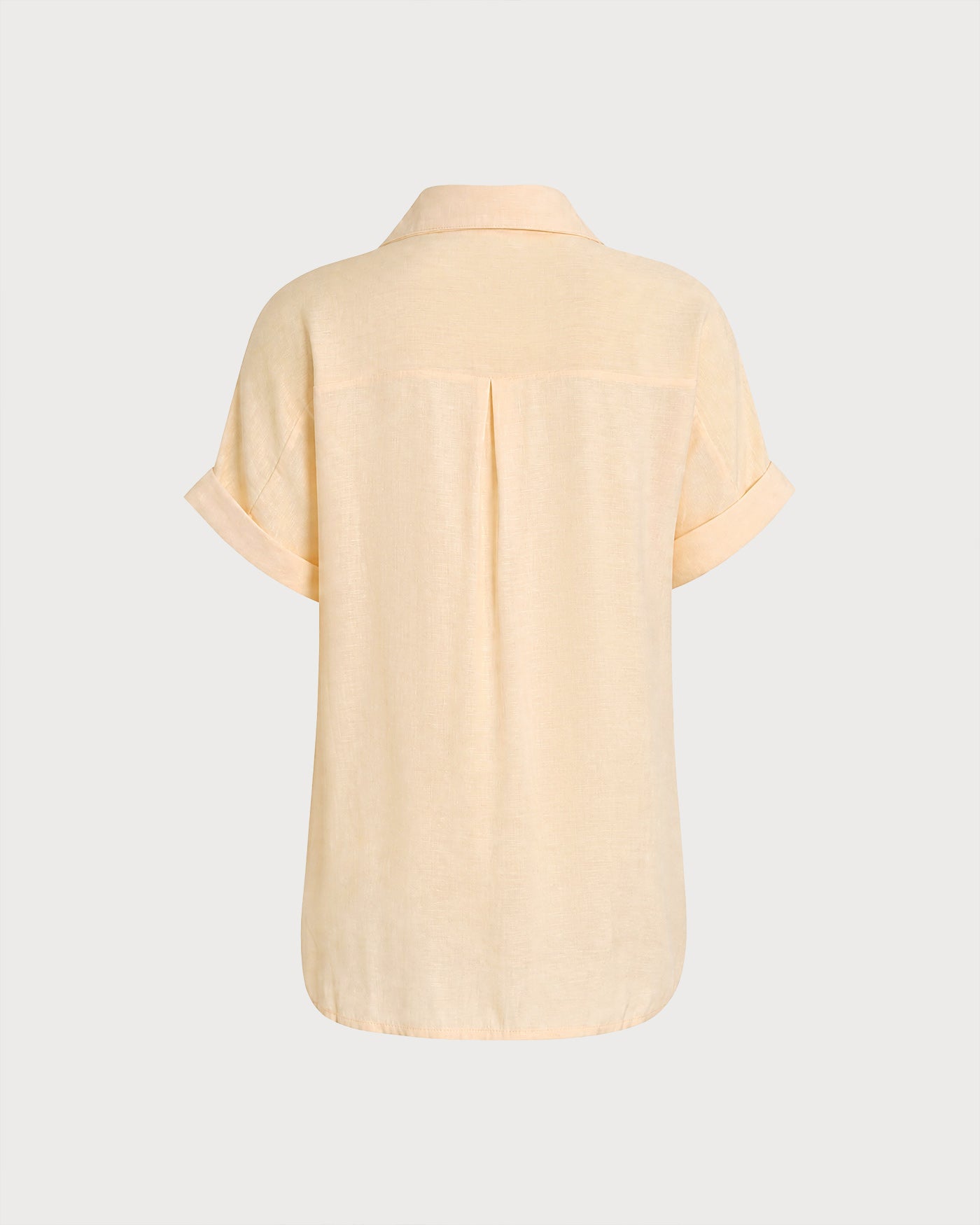 Apricot Short Sleeve Button Shirt
