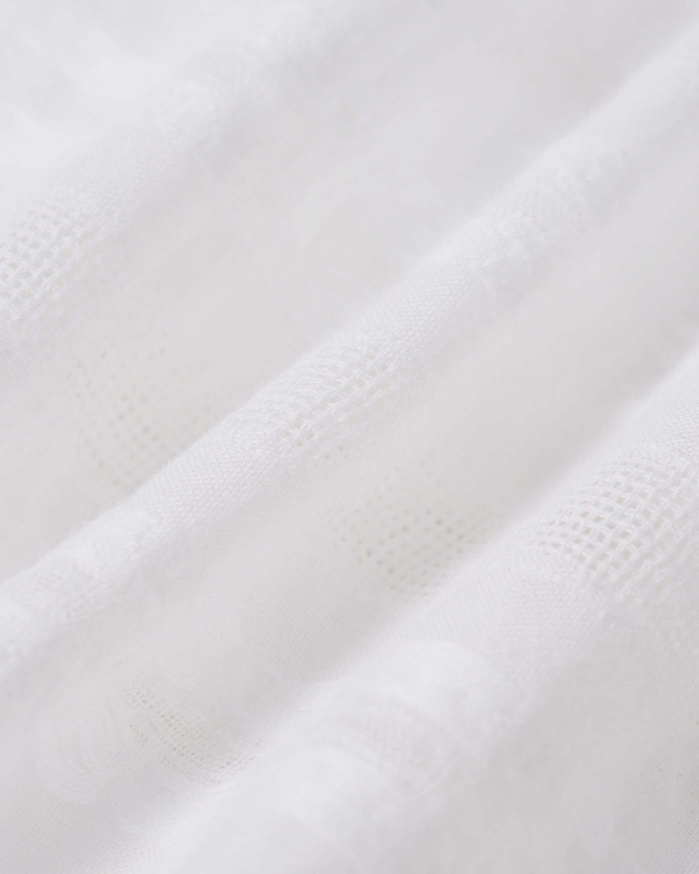 White Mandarin Collar Embroidery Tank Top