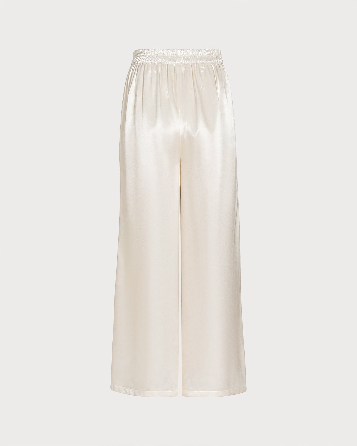 Apricot Elastic Waist Pockets Pants