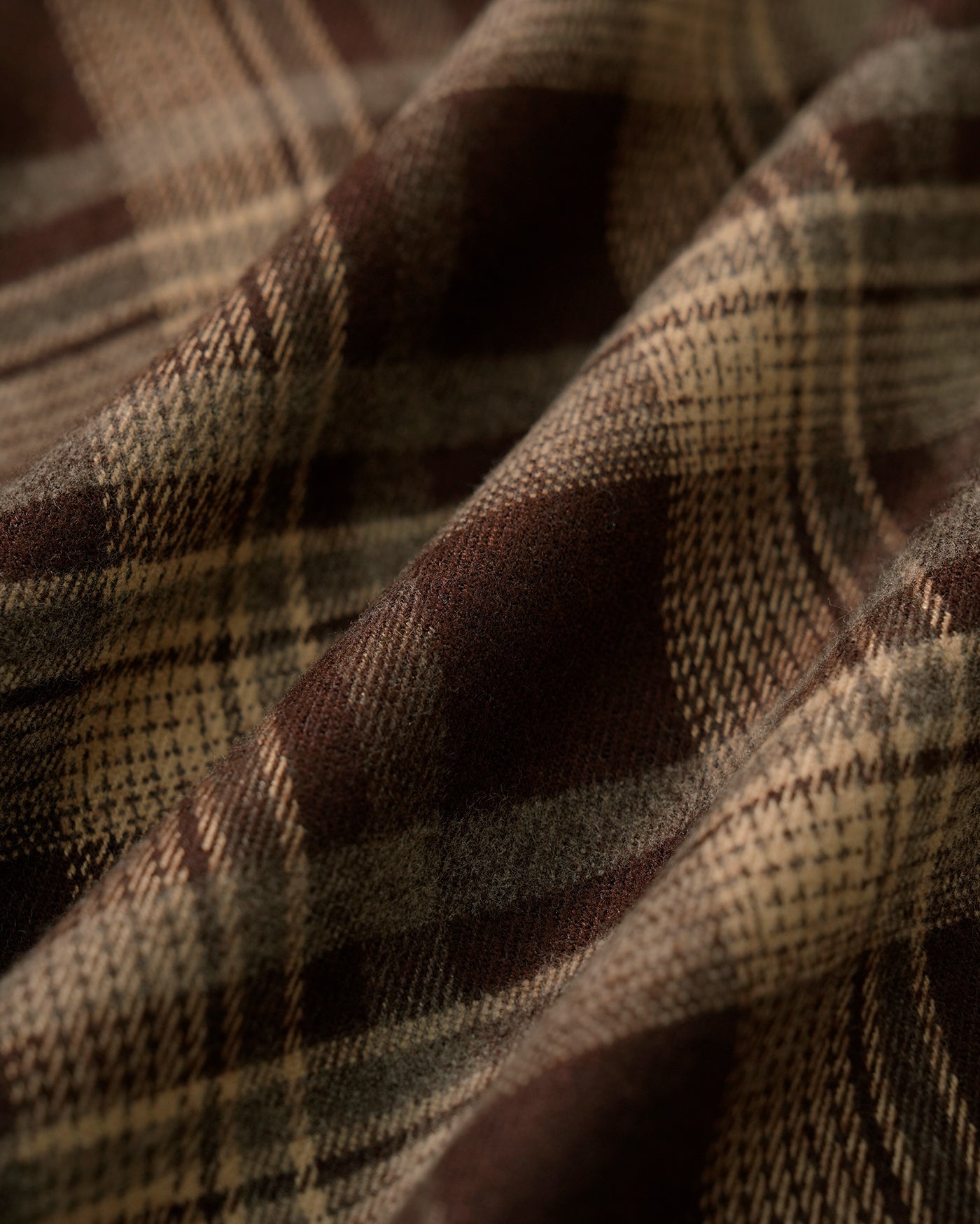 Brown Plaid Single Breasted Jacket