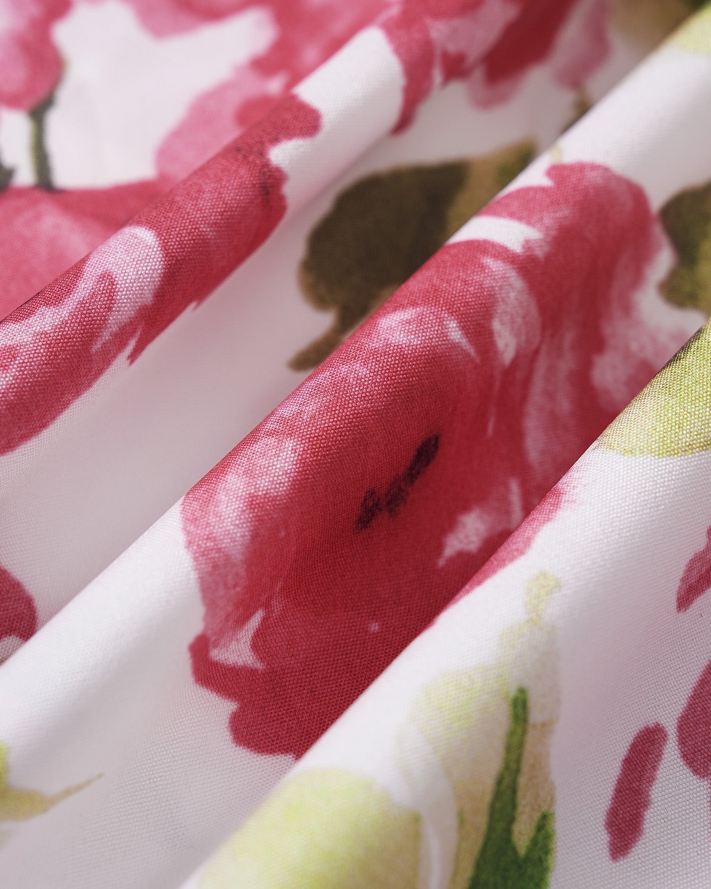 Pink Collar Belt Floral Maxi Dress