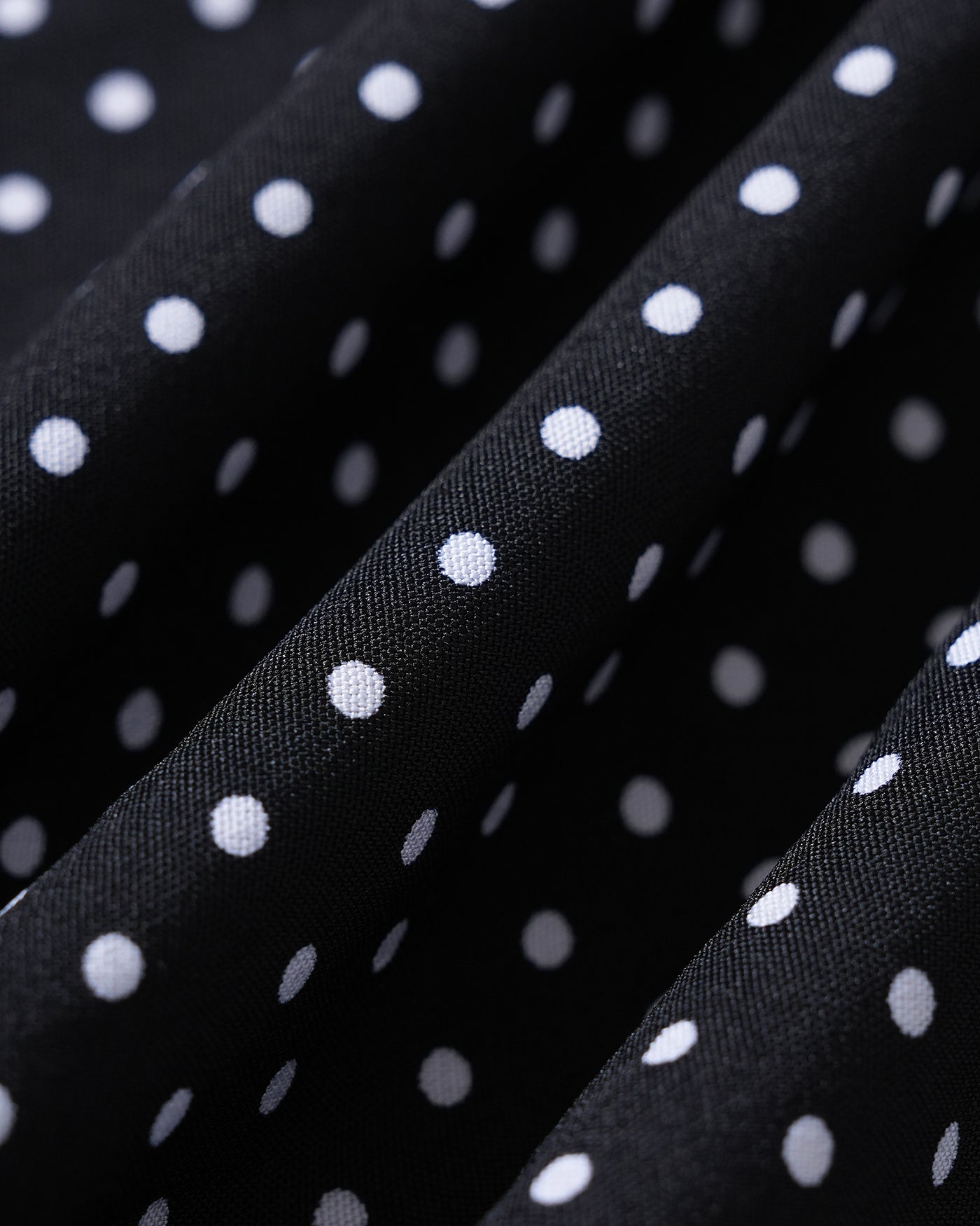 Black Halter Tie Polka Dot Maxi Dress