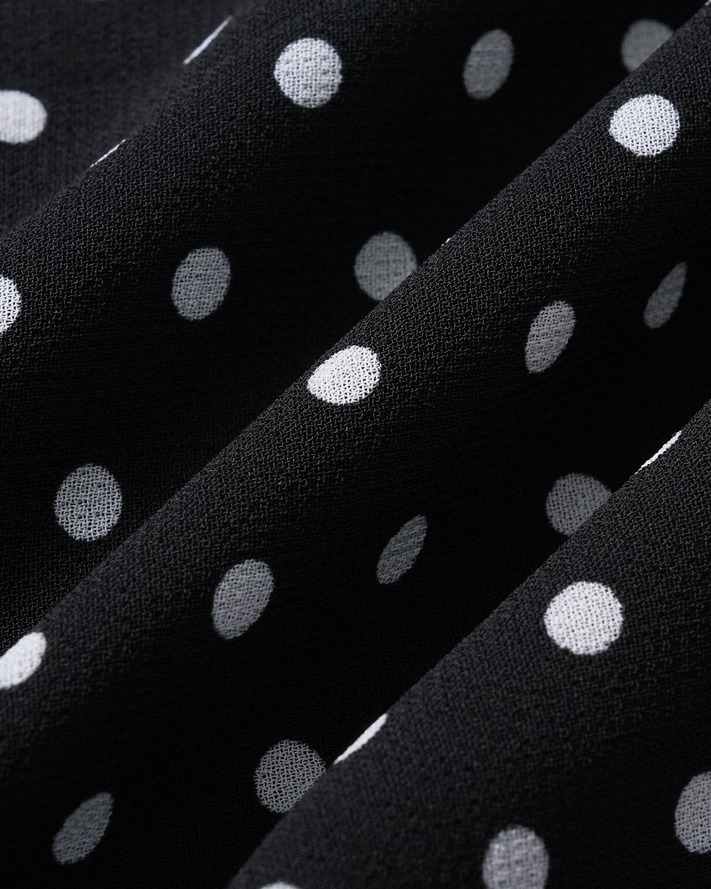 Black Polka Dot Halter Midi Dress
