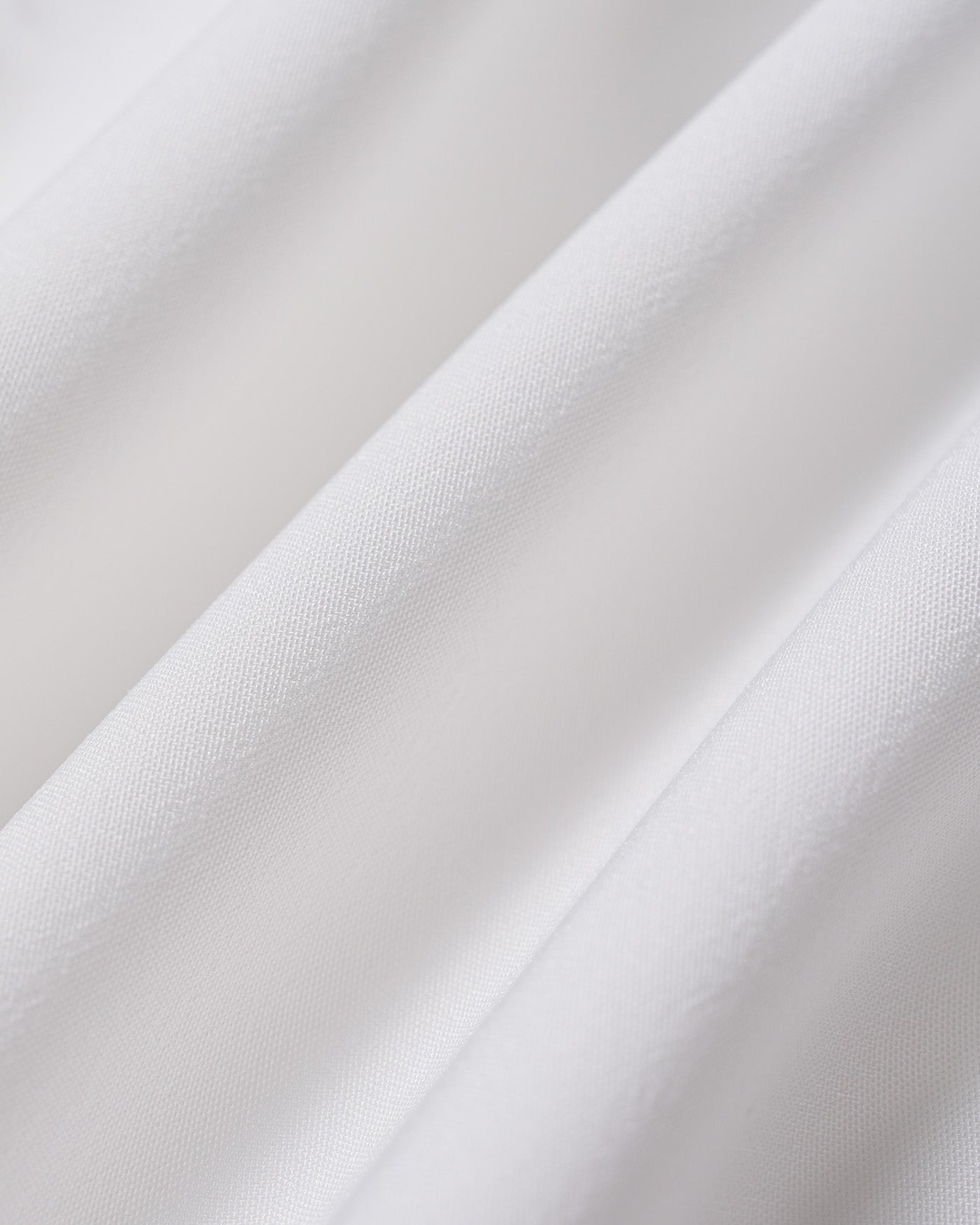White Solid Collar Splicing Button Shirt