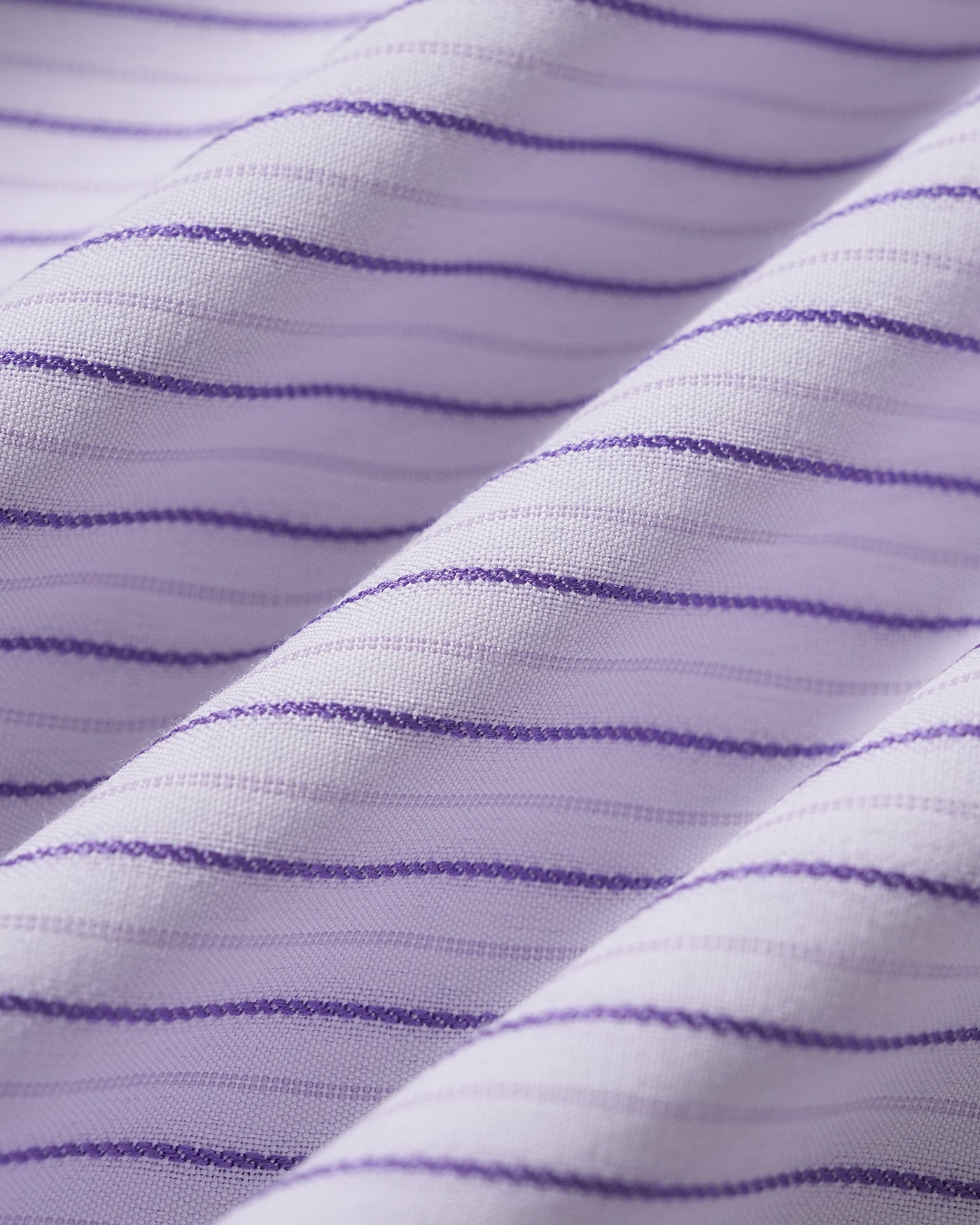 Purple Pockets Button Striped Shirt