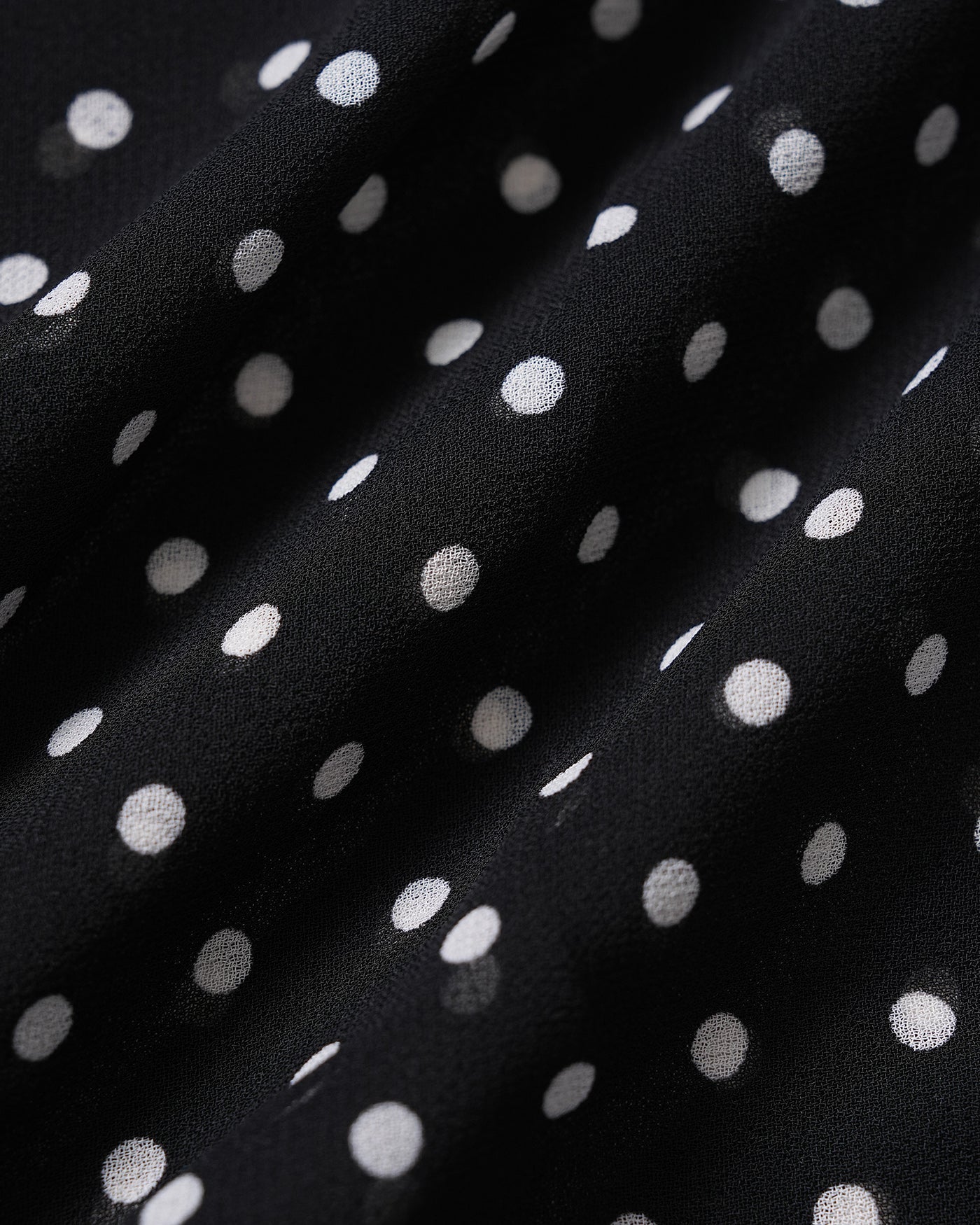 Black Boat Neck Polka Dot Tank Top