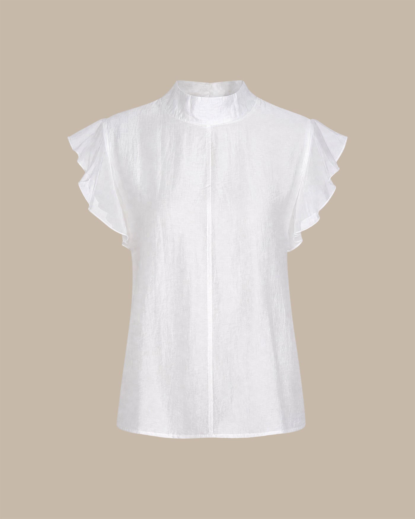 White Turtle Butterfly Sleeve Tee