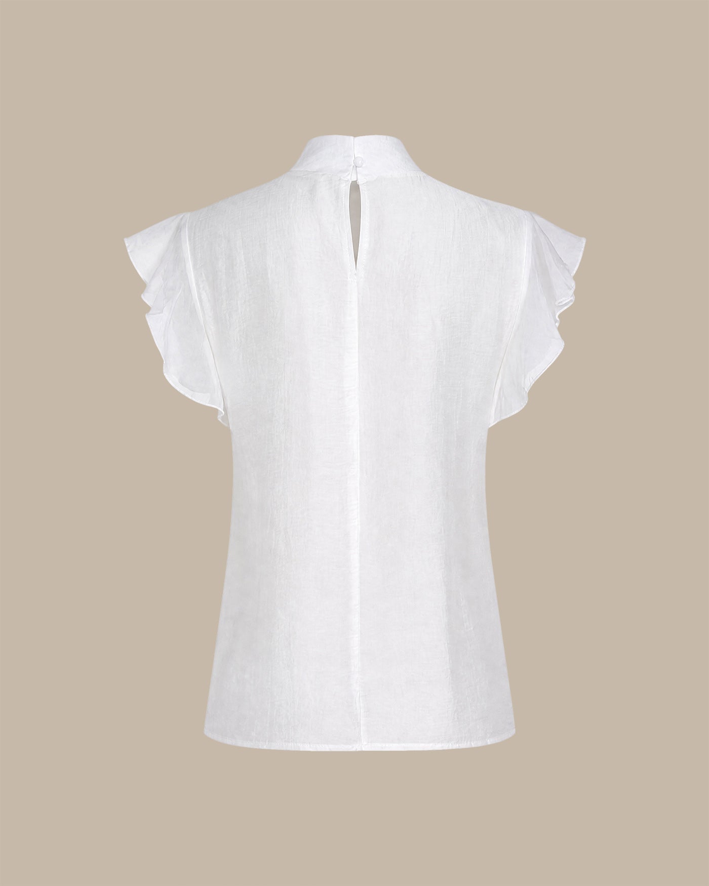 White Turtle Butterfly Sleeve Tee