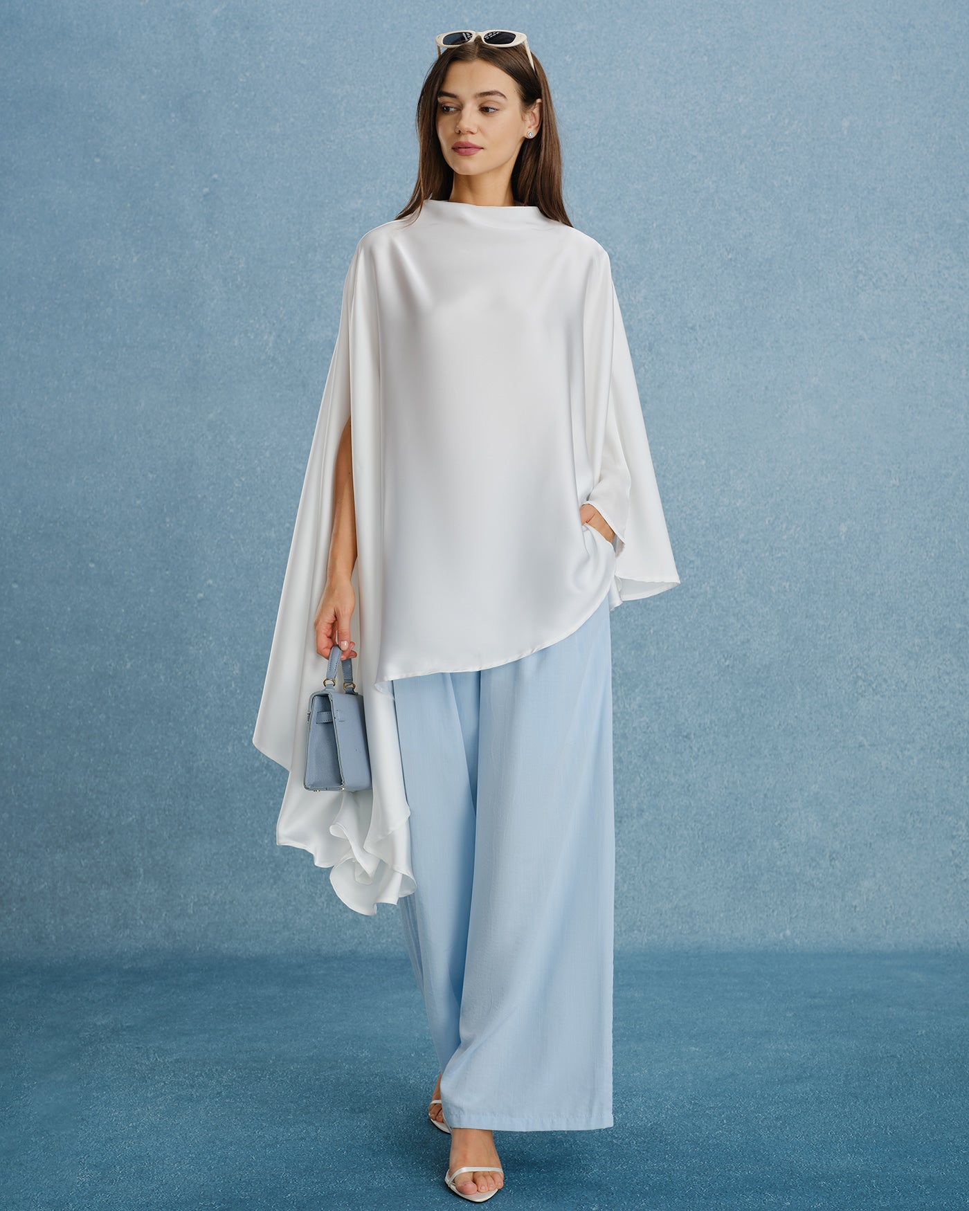 White Turtle Batwing Sleeve Tee